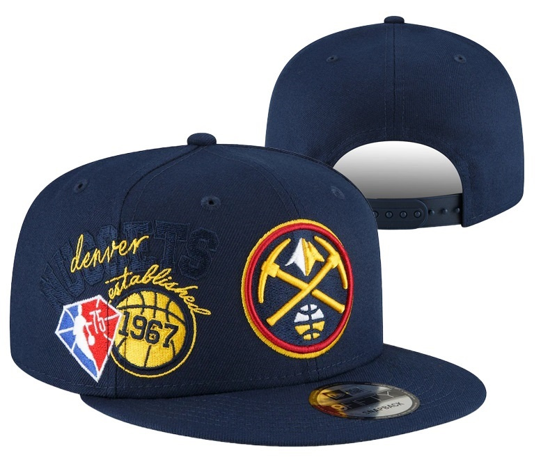 Nuggets Team Logo Navy 75th Anniversary Adjustable Hat YD,We sell and wholesale Nuggets Team Logo Navy 75th Anniversary Adjustable Hat YD on line form chian!